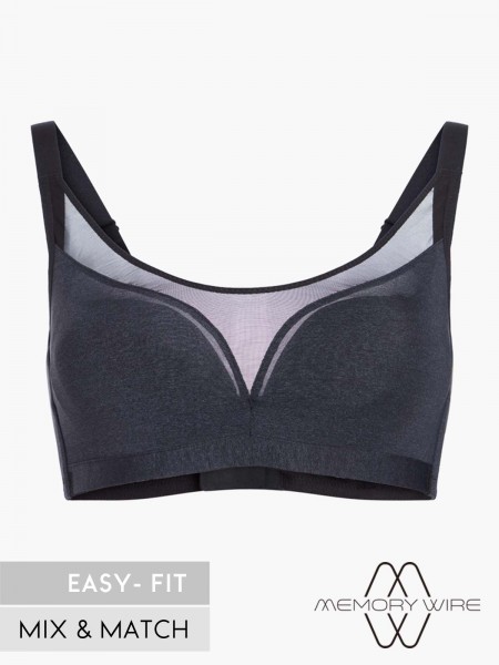NiTi Shape-Memory Wire Moulded Full Cup Bra (Cup D-E)