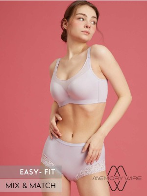 NiTi Shape-Memory Wire Moulded Full Cup Bra (Cup D-E)