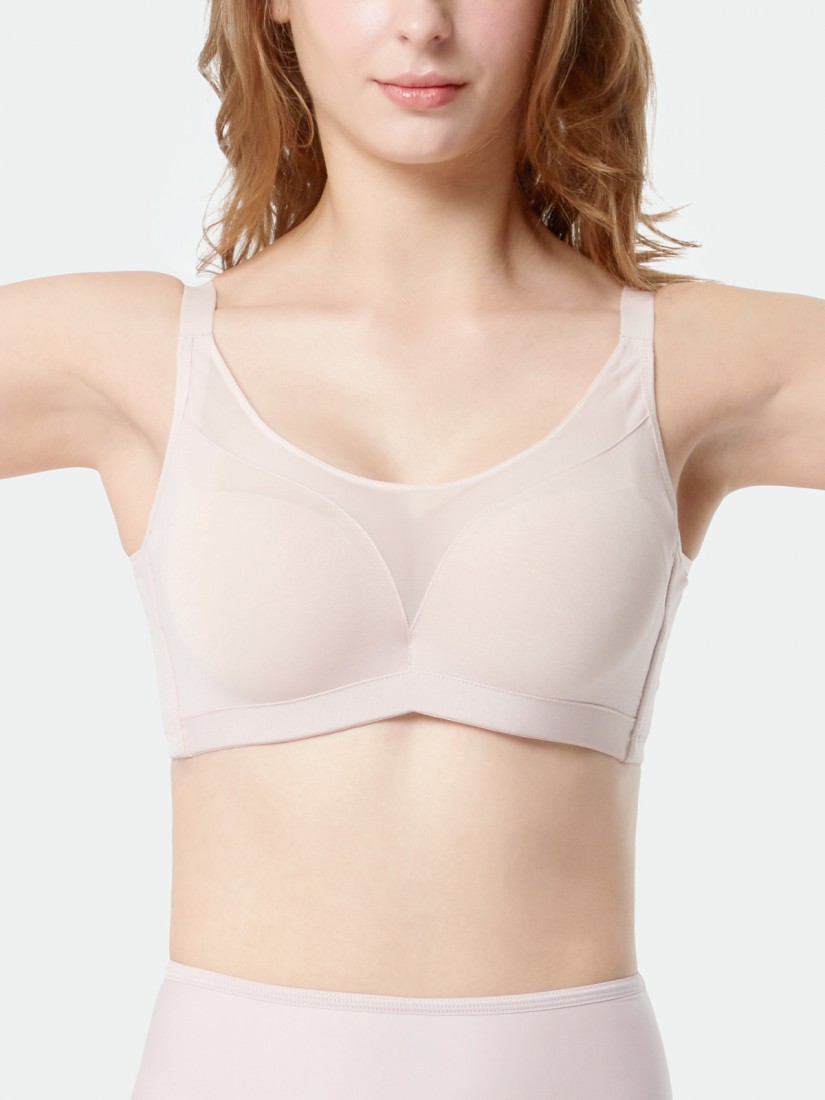 BB-00668, NiTi Shape-Memory Wire Moulded Full Cup Bra (Cup D-E