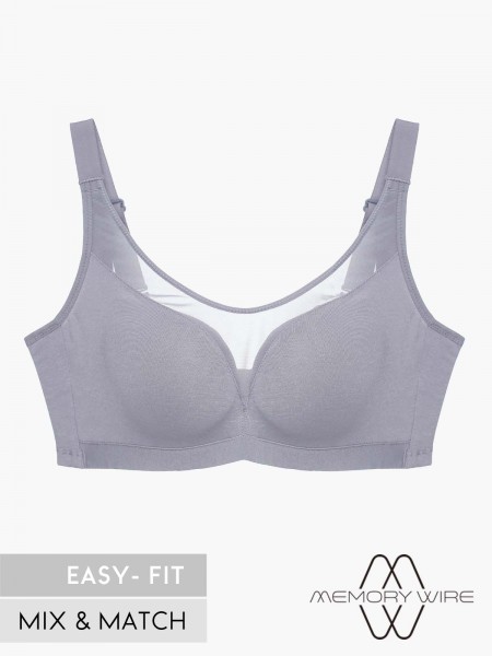 NiTi Shape-Memory Wire Moulded Full Cup Bra (Cup D-E)