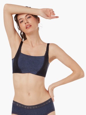 NiTi Shape-Memory Wire Moulded Full Cup Camisole Bra (Cup D-E)