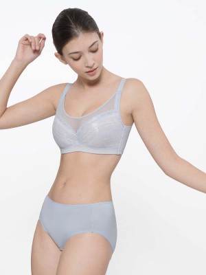 NiTi Shape-Memory Wire Moulded Full Cup Bra (Cup F-G)