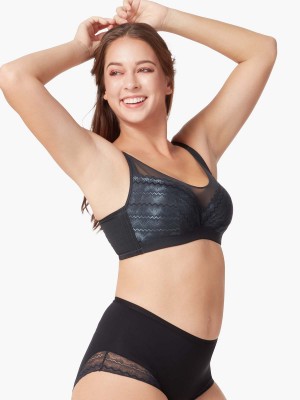 NiTi Shape-Memory Wire Moulded Full Cup Bra (Cup H-I)