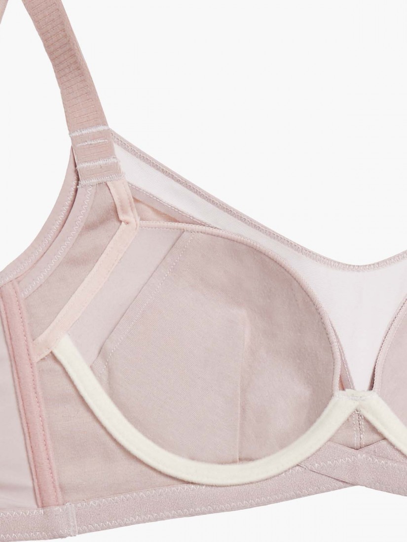 BB-00656, NiTi Shape-Memory Wire Moulded Full Cup Bra (Cup A-B), Nude ...