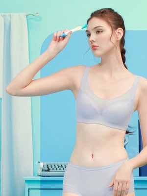 NiTi Shape-Memory Wire Moulded Full Cup Bra (Cup D-E)