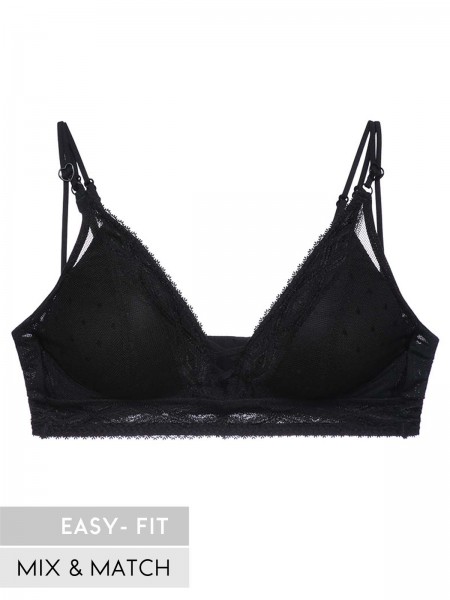 Lace Strappy Push in Bralette (Cup B-C)