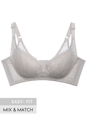 Lace Push-up Demi Wireless Bra (Cup B-C)