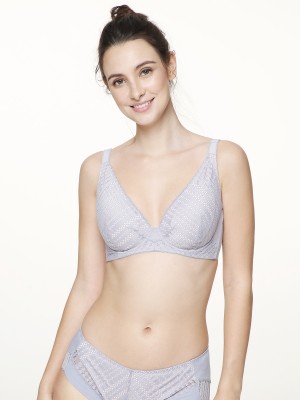 NiTi Shape-Memory Wire Non-padded Full Cup Bra (Cup F-G)