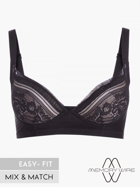 NiTi Shape-Memory Wire Lace Demi Moulded Bra