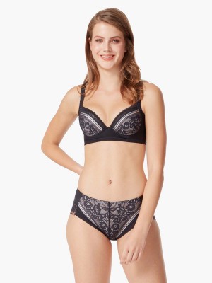 NiTi Shape-Memory Wire Lace Demi Moulded Bra