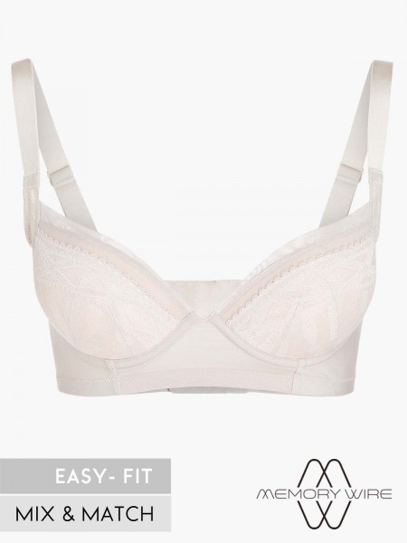 NiTi Shape-Memory Wire Lace Demi Moulded Bra (Cup B-C)