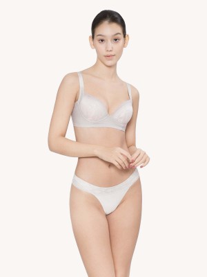 NiTi Shape-Memory Wire Lace Demi Moulded Bra (Cup B-C)