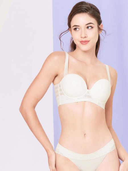 NiTi Shape-Memory Wire Half cup T-shirt Moulded Bra (Cup B-C)