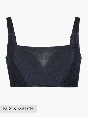 NiTi Shape-Memory Wire Moulded Full Cup Camisole Bra (Cup D-E)