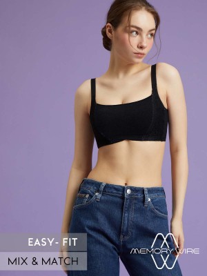 NiTi Shape-Memory Wire Moulded Full Cup Camisole Bra (Cup D-E)