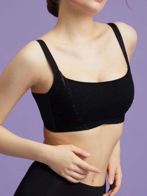 NiTi Shape-Memory Wire Moulded Full Cup Camisole Bra (Cup D-E)