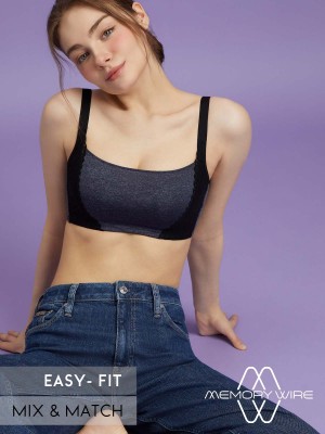 NiTi Shape-Memory Wire Moulded Full Cup Camisole Bra (Cup D-E)