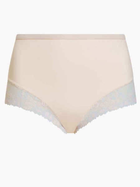Lace Trimmed Midi Lite-control Brief
