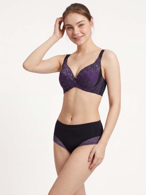 Lace Trimmed Midi Lite-control Brief