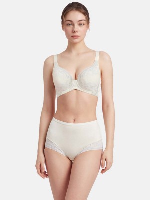 Lace Trimmed Midi Lite-control Brief