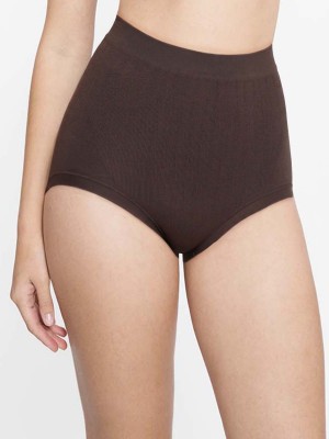 Cotton Blended Seamless Mid-Rise Hi-Cut Brief (2 pack)