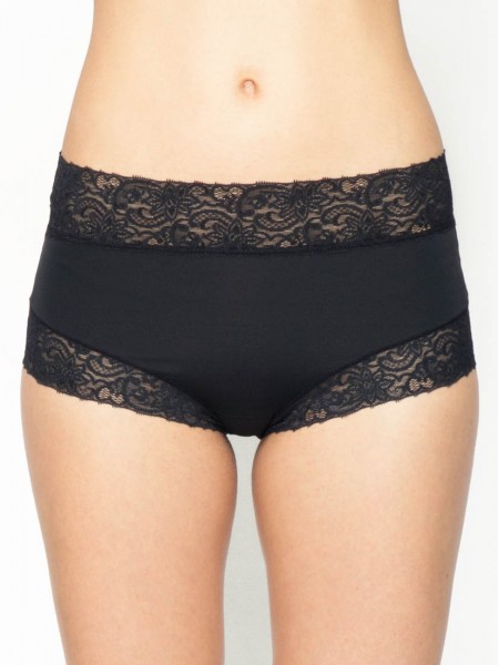 Lace Trimmed Tactel® Midi Boxer