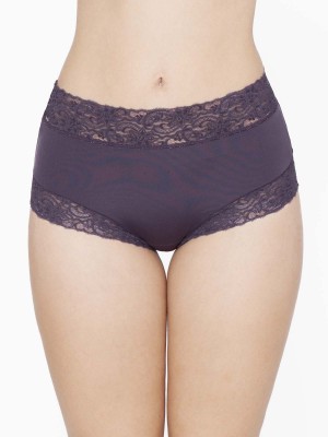 Lace Trimmed Tactel® Midi Boxer