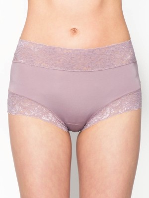 Lace Trimmed Tactel® Midi Boxer