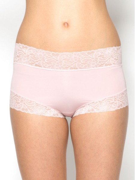 Lace Trimmed Tactel® Midi Boxer