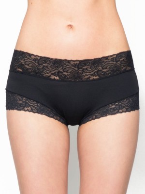 Lace Trimmed Tactel® Low-rise Boxer