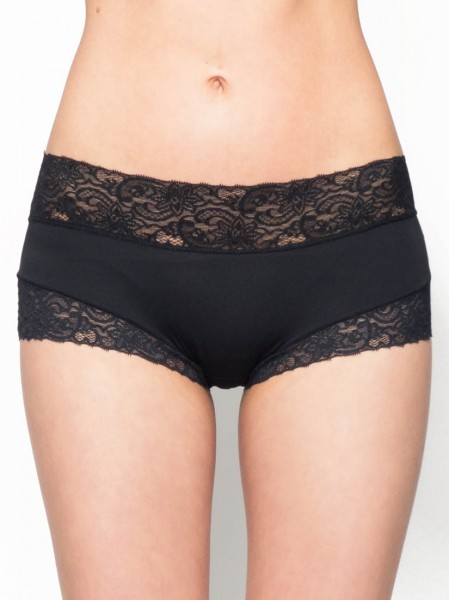 Lace Trimmed Tactel® Low-rise Boxer