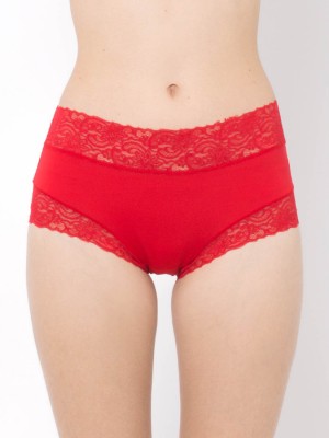 Lace Trimmed Tactel® Low-rise Boxer