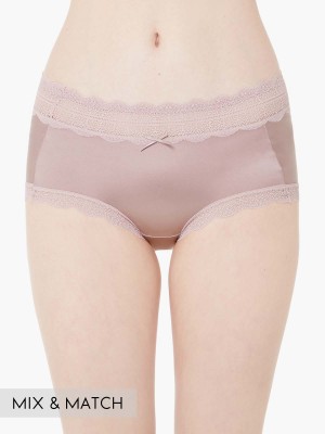 Lace Trimmed Short Brief