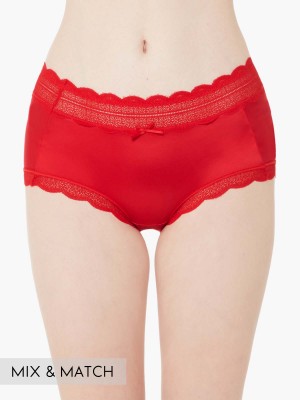 Lace Trimmed Short Brief