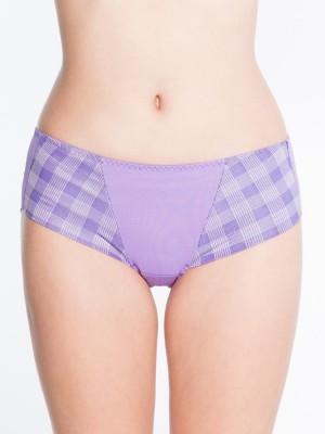 Checkered Seamless Short Brief