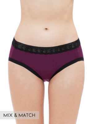 Lace Trimmed Low-rise Brief