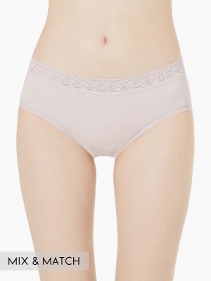 Lace Trimmed Low-rise Brief