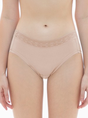 Lace Trimmed Low-rise Brief
