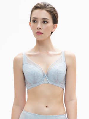 Lace Deep V Soft Cup Bra (Cup C-E)