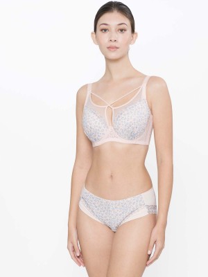 Front Cross Soft Cup Bra (Cup C-E)