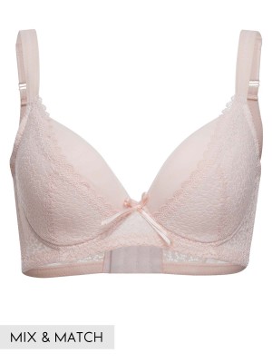 Lace Soft Cup Bra (Cup C-E)