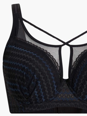 Front Cross Soft Cup Bra (Cup C-E)