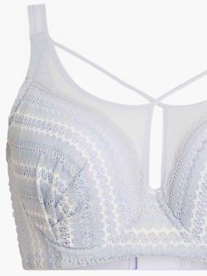 Front Cross Soft Cup Bra (Cup C-E)