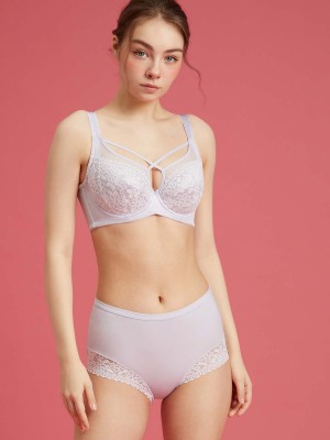 Front Cross Minimizer Full Cup Soft Bra (Cup E-I)