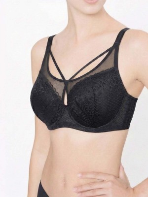 Front Cross Soft Cup Bra (Cup C-E)