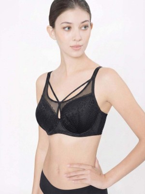 Front Cross Soft Cup Bra (Cup F-G)
