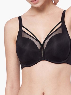 Strappy Front Cross Full Cup Simplicity Moulded Bra (Cup C-F)
