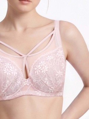 Front Cross Soft Cup Bra (Cup C-E)