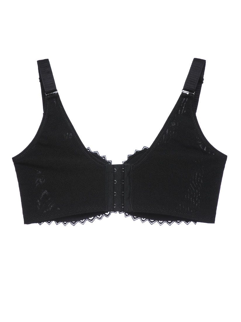 BR-01322, Lace Push-up Demi Moulded Bra, Black | SATAMI Online, 3/4 ...