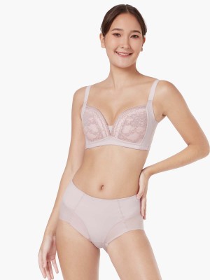 Lace Wireless Push-in Bra